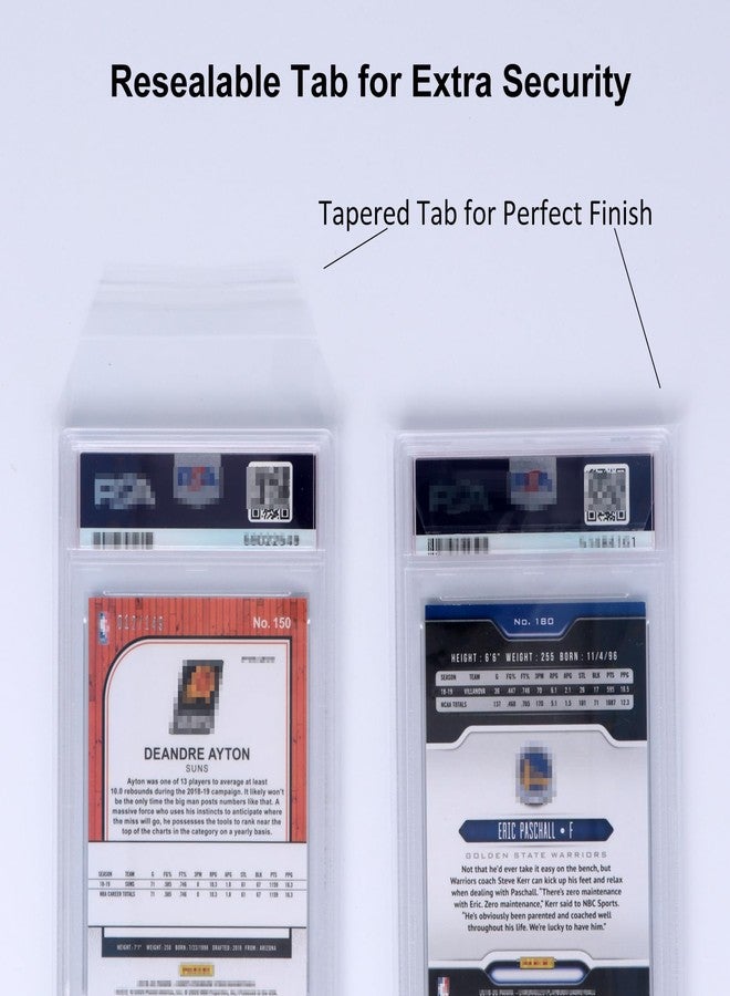 Rieton Graded Card Sleeves for PSA-Sized Slabs, Resealable Slab Card Sleeve Compatibile with PSA, CSG, CGC, FGS, FCG and Similar Sized Slabs(400pcs) - Image 3